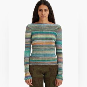 Paloma Wool Concordia Knit Wool Reversible Sweater L